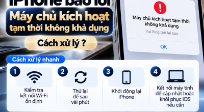 iPhone Báo Lỗi Máy Chủ Kích Hoạt Tạm Thời Không Khả Dụng: Nguyên Nhân Và Cách Xử Lý