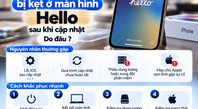 iPhone Bị Kẹt Ở Màn Hình Hello Sau Khi Cập Nhật: Nguyên Nhân Và Cách Khắc Phục
