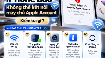 iPhone liên tục yêu cầu xác minh tài khoản Apple dù đã đăng nhập? Xem nguyên nhân và cách khắc phục lỗi mật khẩu, iCloud, Wi-Fi và iOS.