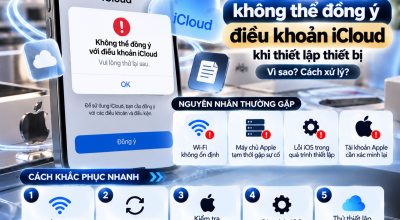 iPhone Không Thể Đồng Ý Điều Khoản iCloud Khi Thiết Lập Thiết Bị: Nguyên Nhân Và Cách Khắc Phục
