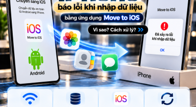 iPhone Báo Lỗi Khi Nhập Dữ Liệu Bằng Ứng Dụng Move to iOS: Nguyên Nhân Và Cách Khắc Phục