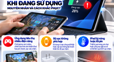 iPad Sạc Pin Rất Chậm Khi Đang Sử Dụng: Nguyên Nhân Và Cách Khắc Phục