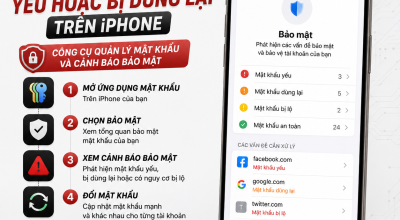 Cách Kiểm Tra Mật Khẩu Yếu Hoặc Bị Dùng Lại Trên iPhone