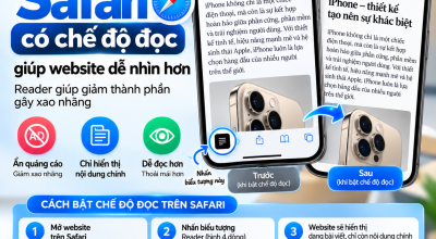 Safari Có Chế Độ Đọc Giúp Website Dễ Nhìn Hơn Trên iPhone