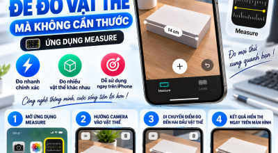 Cách Dùng iPhone Để Đo Vật Thể Mà Không Cần Thước