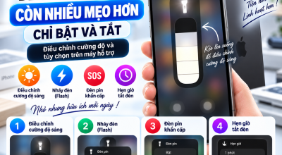 Đèn Pin iPhone Còn Nhiều Mẹo Hơn Chỉ Bật Và Tắt