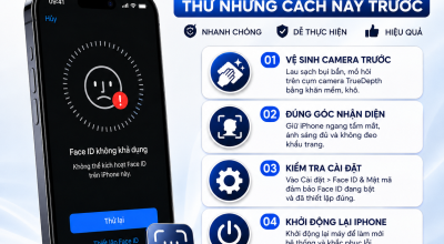 Face ID Không Nhận? Thử Những Cách Này Trước Khi Mang Đi Sửa