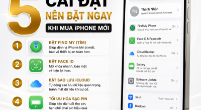 5 Cài Đặt Nên Bật Ngay Khi Mua iPhone Mới