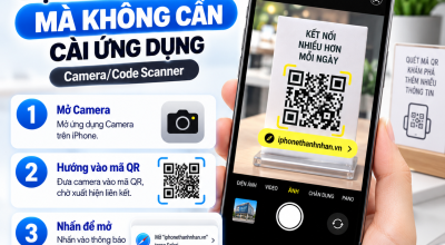 Đọc Nhanh Mã QR Trên iPhone Mà Không Cần Cài Ứng Dụng