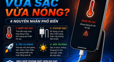 Vì Sao iPhone Vừa Sạc Vừa Nóng? 4 Nguyên Nhân Phổ Biến