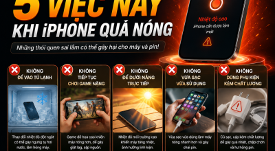 Đừng Làm 5 Việc Này Khi iPhone Quá Nóng