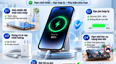 5 Thói Quen Giúp Pin iPhone Bền Hơn Khi Sử Dụng Hằng Ngày