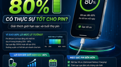 Sạc iPhone Đến 80% Có Thực Sự Tốt Cho Pin Không?