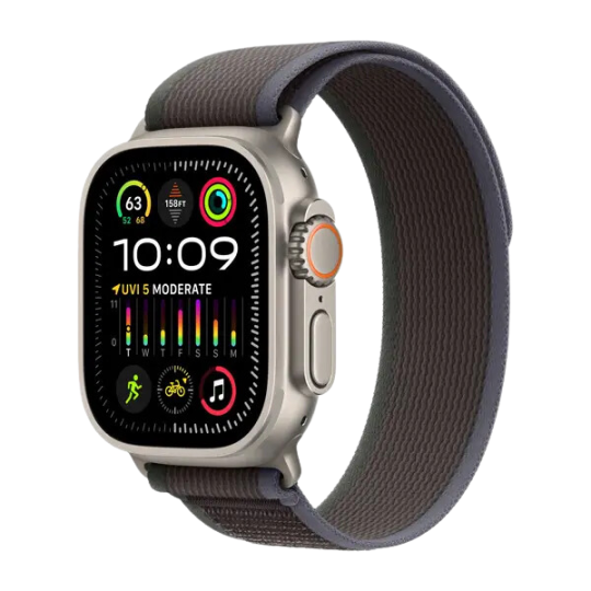 Apple Watch Ultra 2 49mm (4G) Viền Titanium Dây Trail - Chính Hãng Apple Xanh Đen