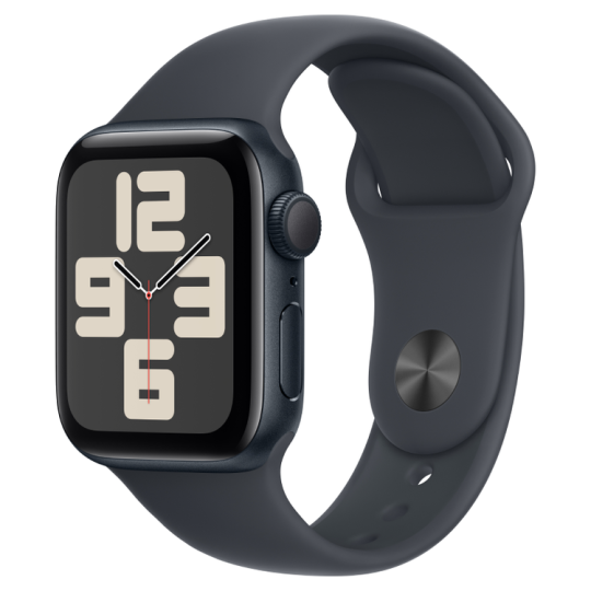 Apple Watch SE  GPS 44mm viền nhôm dây cao su Đen