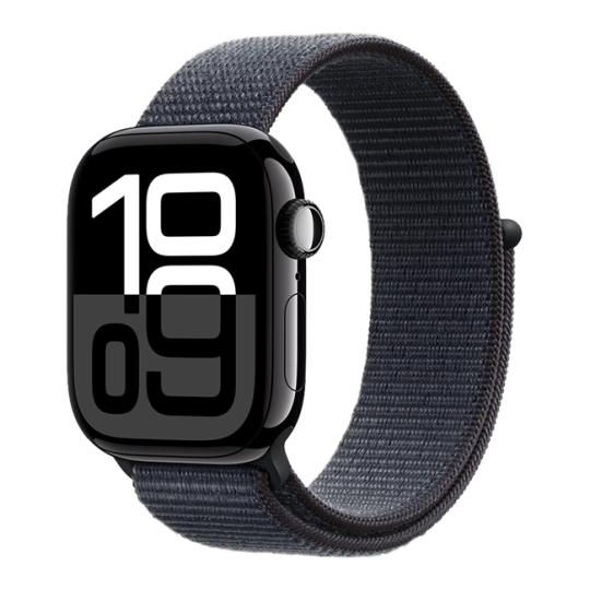 Apple Watch Series 10 GPS + Cellular 42mm viền nhôm dây vải Đen
