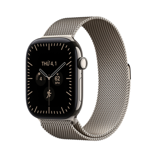 Apple Watch Series 12 GPS + Cellular 46mm viền Titanium dây Milan