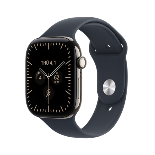 Apple Watch Series 12 GPS + Cellular 46mm viền Titanium dây silicone