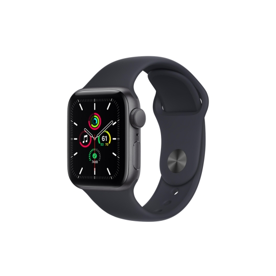 Apple Watch SE (2022) GPS 44mm Midnight - Viền nhôm, dây cao su