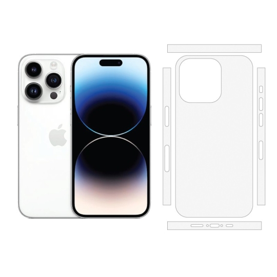 Miếng Dán PPF Dành Cho iPhone 14 Pro Mặt Sau Full Viền Bóng