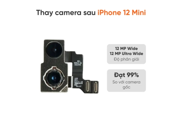 Thay camera sau iPhone 12 Mini