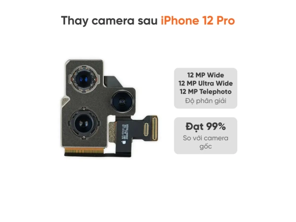 Thay camera sau iPhone 12 Pro
