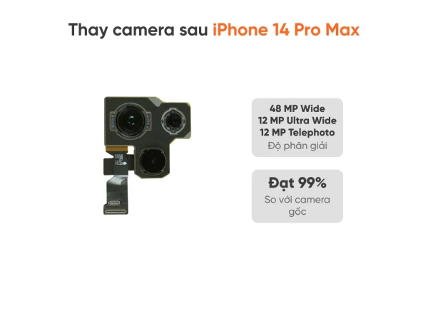 Thay camera sau iPhone 14 Pro Max