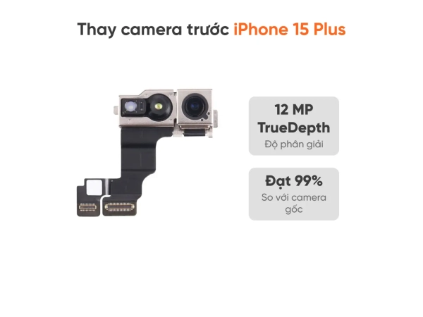 Thay camera trước iPhone 15 Plus
