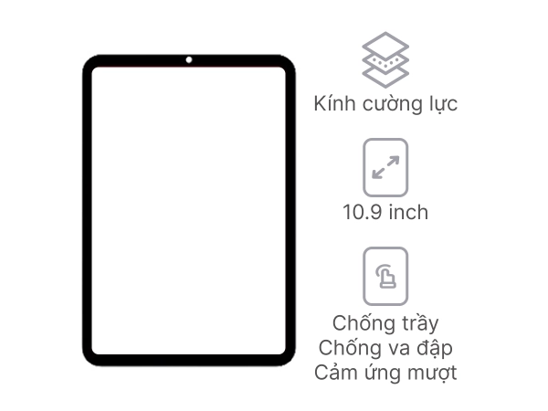 Thay mặt kính iPad Air 4