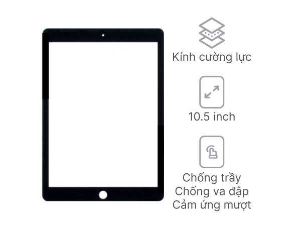  Thay mặt kính iPad Pro 10.5