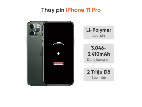 Thay pin iPhone 11 Pro