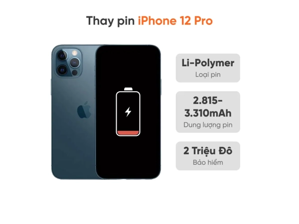 Thay pin iPhone 12 Pro