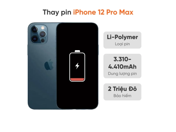 Thay pin iPhone 12 Pro Max