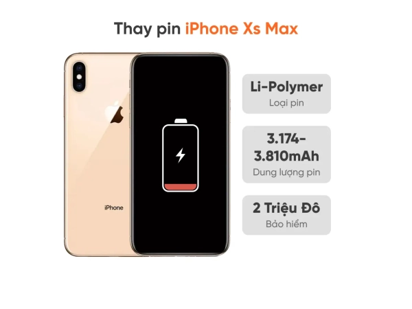 Thay pin iPhone Xs Max
