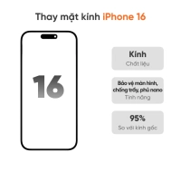 Hình ảnh Thay mặt kính iPhone 16