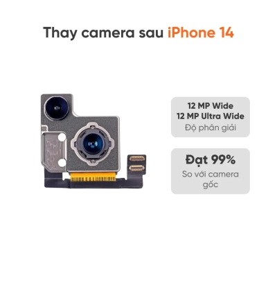 Thay camera sau iPhone 14