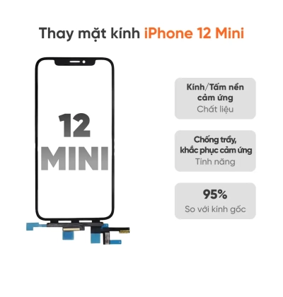 Thay mặt kính iPhone 12 Mini