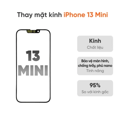 Thay mặt kính iPhone 13 Mini