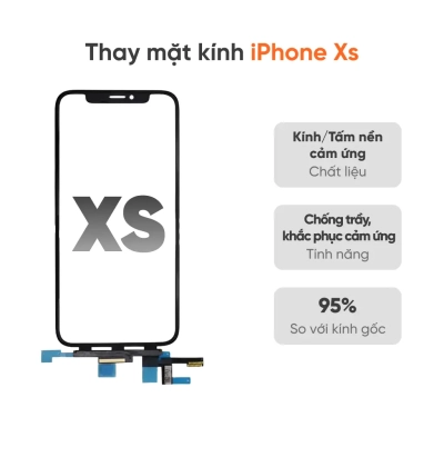 Thay mặt kính iPhone Xs