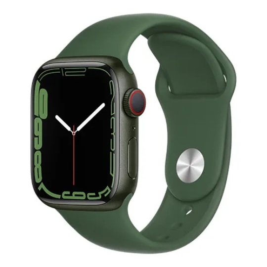 Hình ảnh Apple Watch S7 (4G) 45mm Viền nhôm Dây cao su - Chính hãng Apple 0