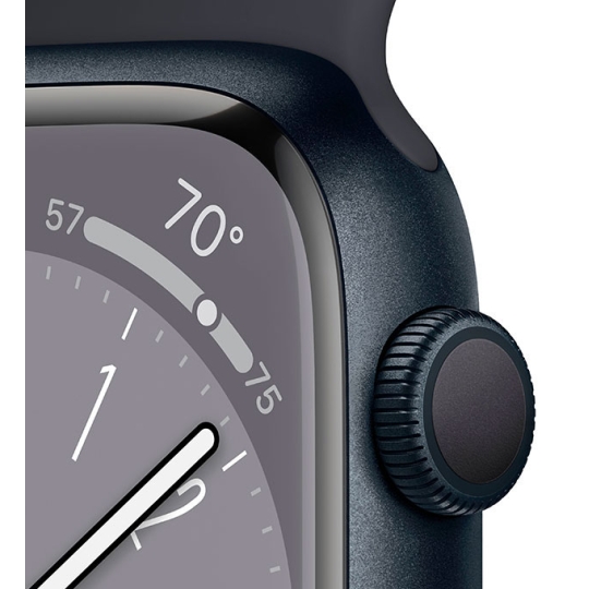 Hình ảnh Apple Watch S8 (GPS) 41mm Viền nhôm Dây Cao Su - Chính Hãng Apple  2