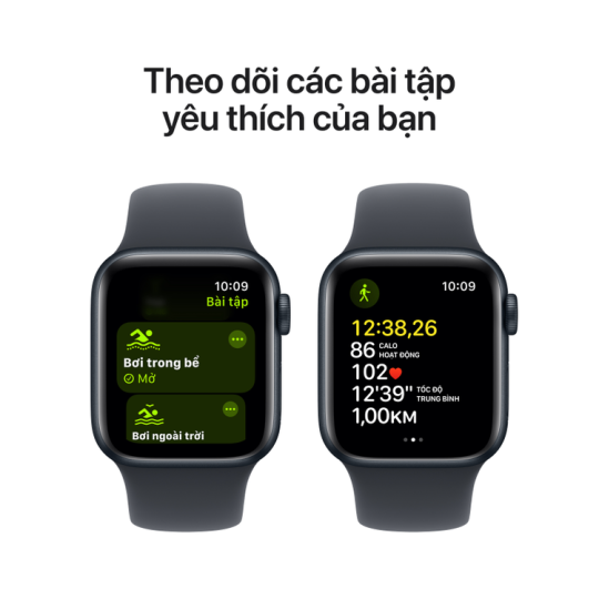 Hình ảnh Apple Watch SE  GPS 44mm viền nhôm dây cao su 3