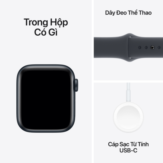 Hình ảnh Apple Watch SE  GPS 44mm viền nhôm dây cao su 0
