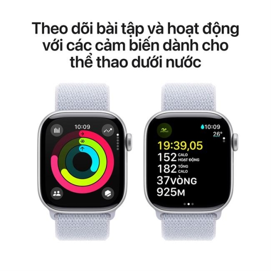 Hình ảnh Apple Watch Series 10 GPS + Cellular 42mm viền nhôm dây vải 1