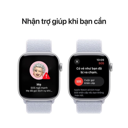 Hình ảnh Apple Watch Series 10 GPS + Cellular 42mm viền nhôm dây vải 3
