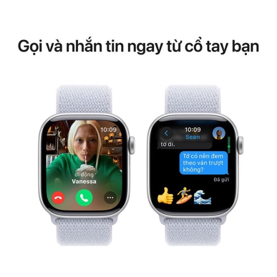 Hình ảnh Apple Watch Series 10 GPS + Cellular 42mm viền nhôm dây vải 2