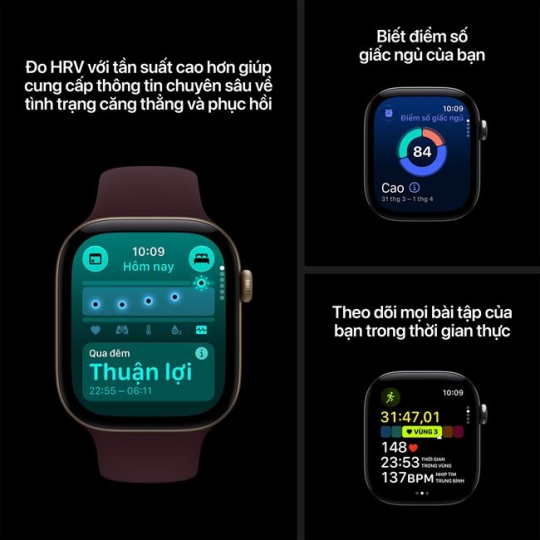 Hình ảnh Apple Watch Series 12 GPS + Cellular 46mm viền Titanium dây Milan 7