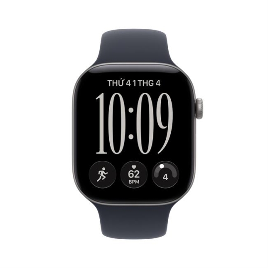 Hình ảnh Apple Watch Series 12 GPS + Cellular 42mm viền nhôm dây silicone  0