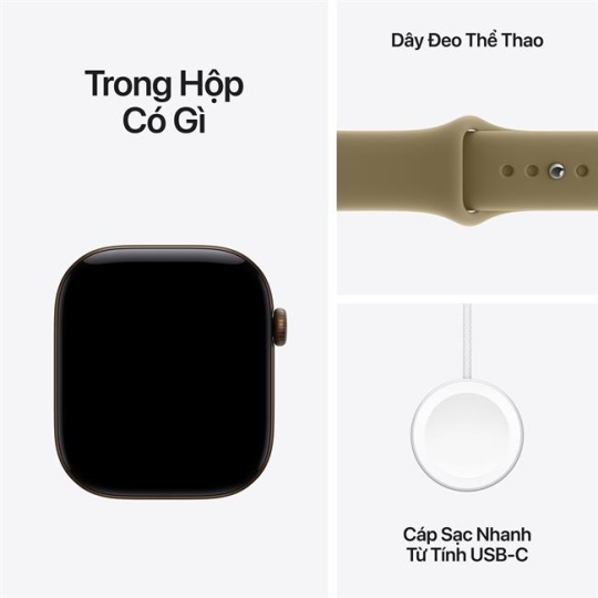 Hình ảnh Apple Watch Series 12 GPS + Cellular 42mm viền nhôm dây silicone  5