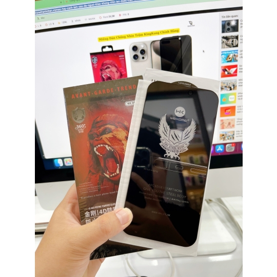 Hình ảnh Cường Lực Chống Nhìn Trộm KingKong Chính Hãng 3